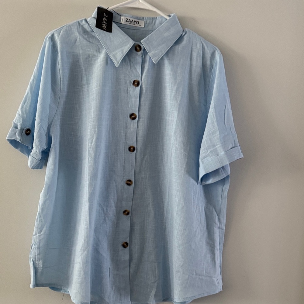 Women's Light Blue Blouse